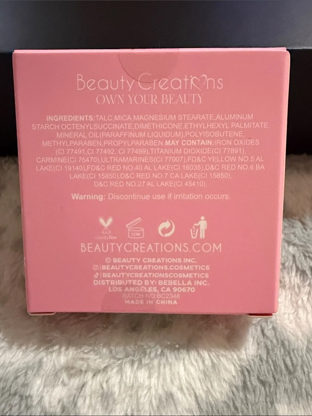 Beauty Creations Blush Hush Matte Powder - Mood. BNIB. Sealed.